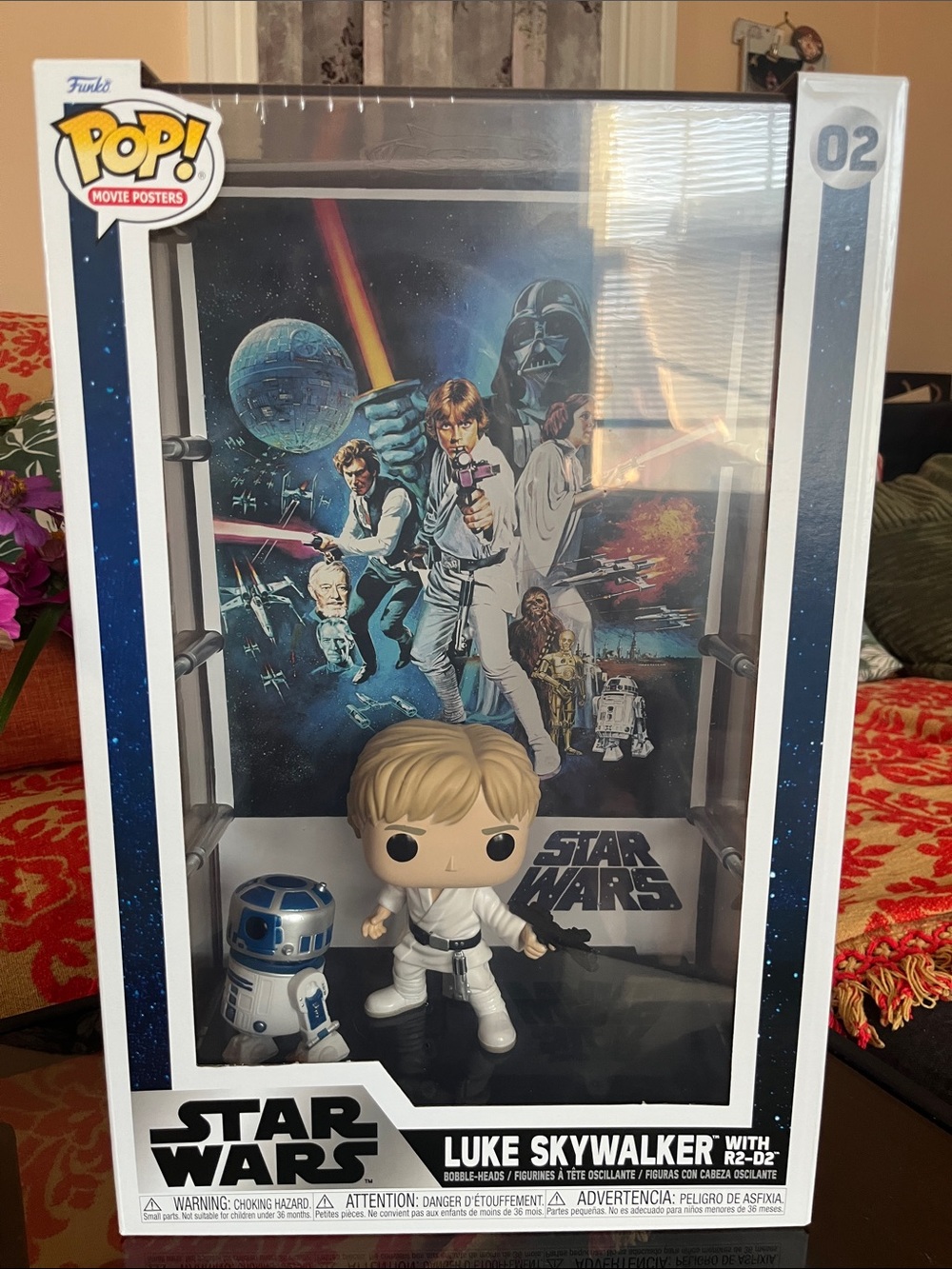 Funko Star Wars Luke Skywalker & R2-D2 Pop! — White, Blue